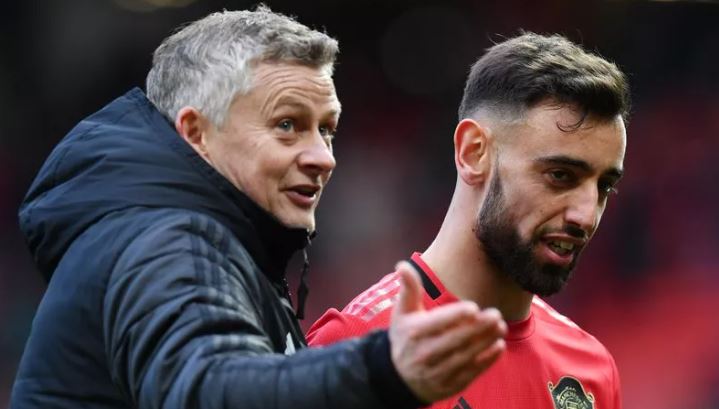 Bruno Fernandes Ole Gunnar Solskjaer