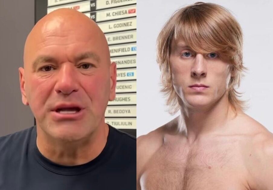 Paddy Pimblett and Dana White